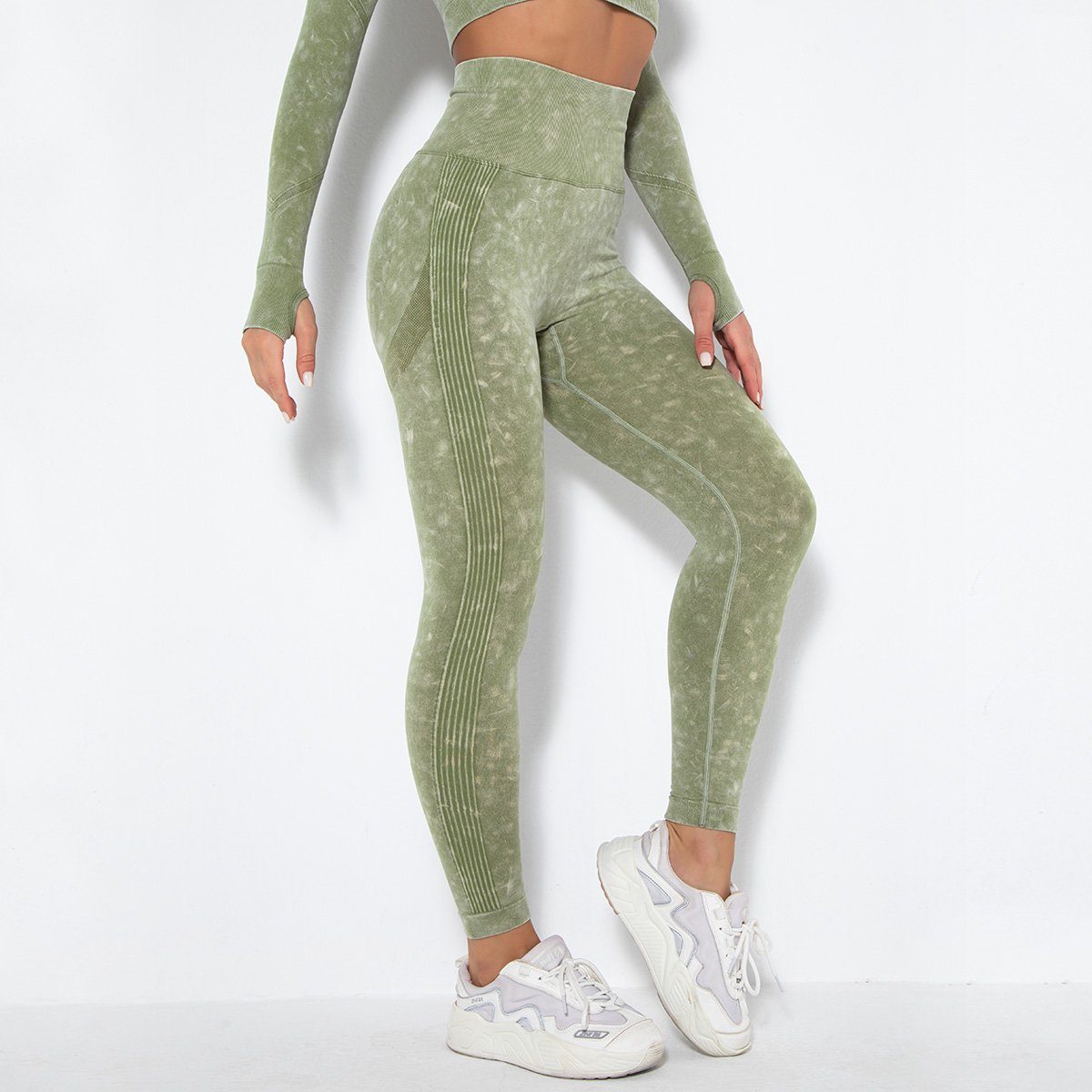 Push Up Feather Leggings