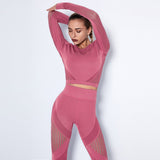 Mesh Seamless Crop Top