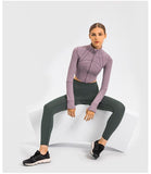 Zipper Running Crop Top