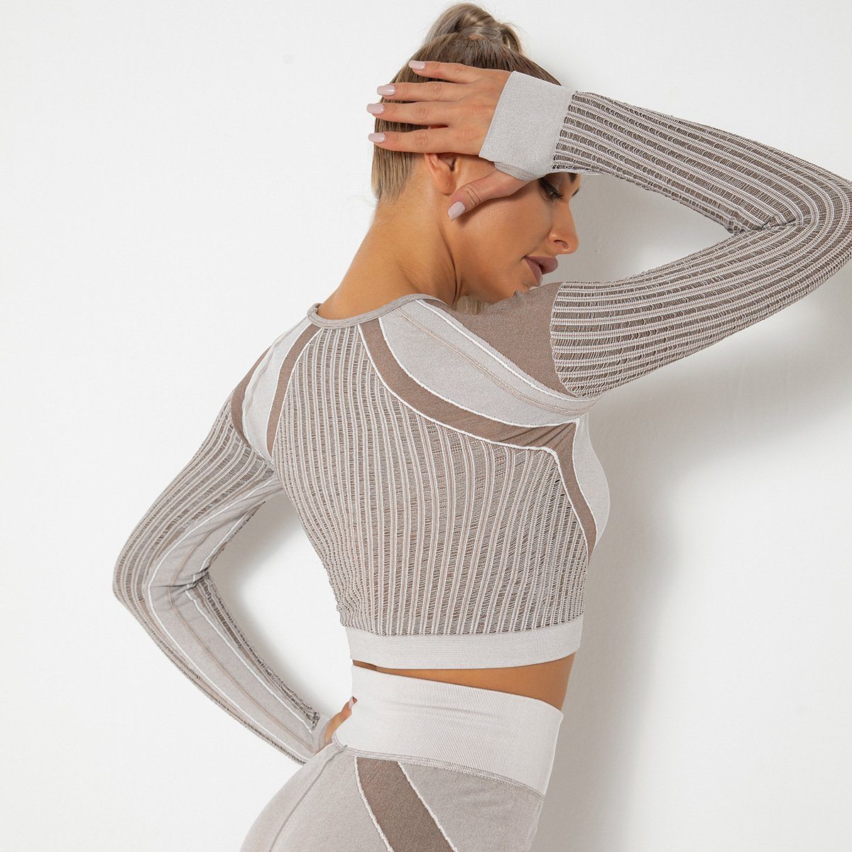 Mesh Seamless Crop Top