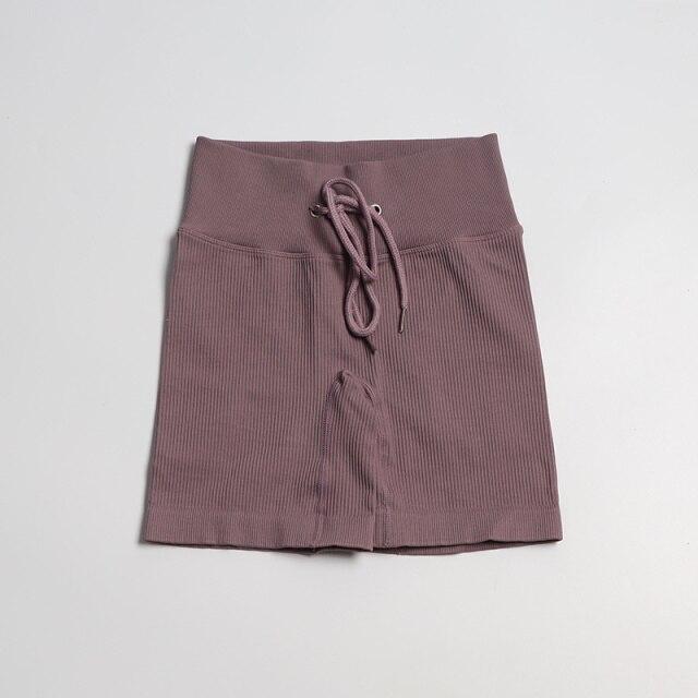 High Waist String Shorts