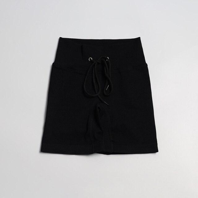 High Waist String Shorts