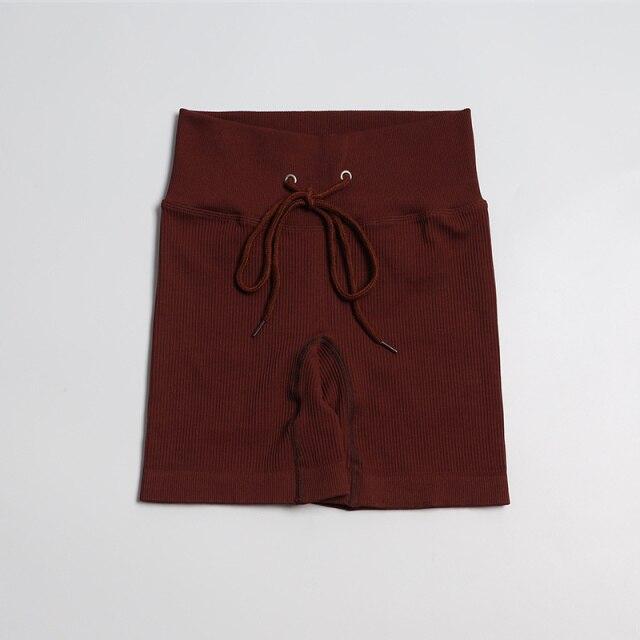 High Waist String Shorts
